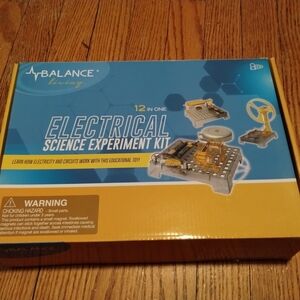 Kids Electrical Science Experiment Kit - Blue & Yellow